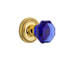 Rope Rosette with Waldorf Cobalt Door Knob-1418688953