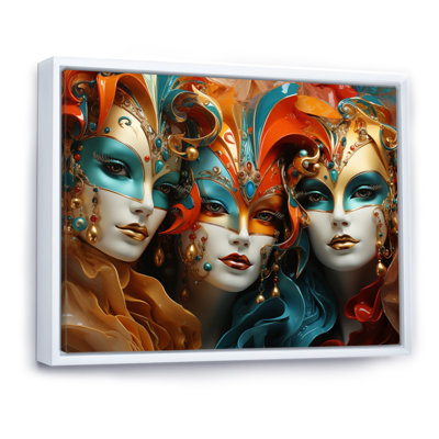 Italy Venetian Carnival - Italy Canvas Wall Art