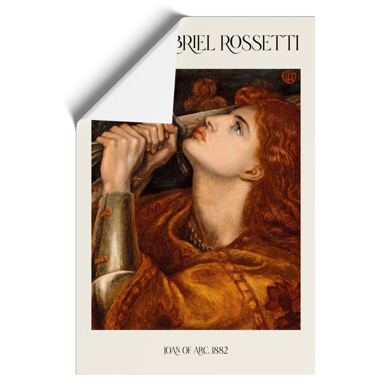 Joan of Arc 1 Piece Painting, 59cm H x 42cm W x 0.1cm D