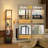63 in Column Dimmable Floor Lamp with Remote Control and Charging Station