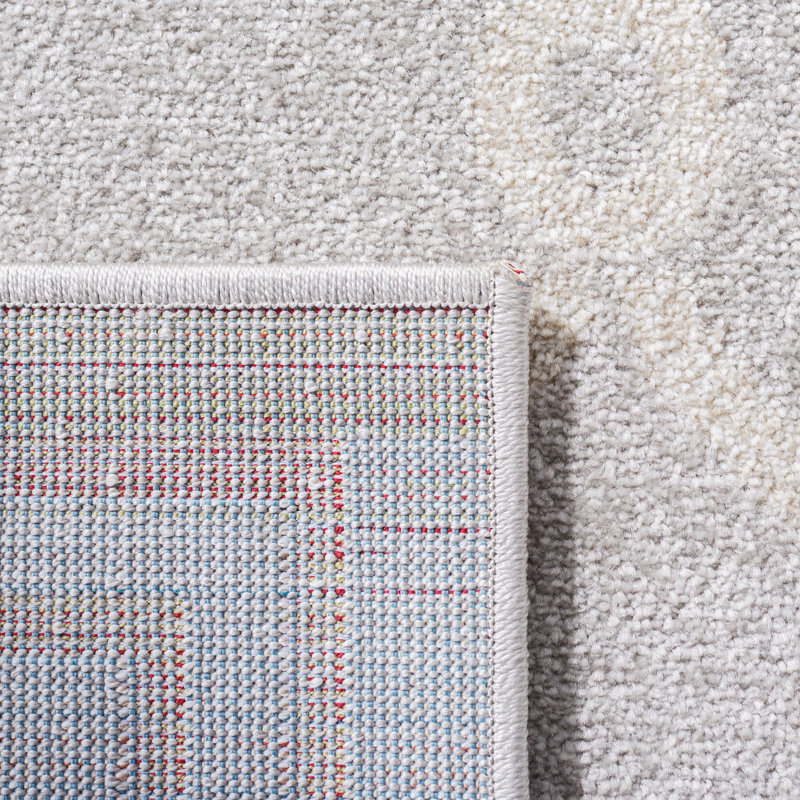 Tapis géométrique Daneya Performance, Carré 9 pi