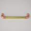 Brass U-Pull Handle With Copper Detail