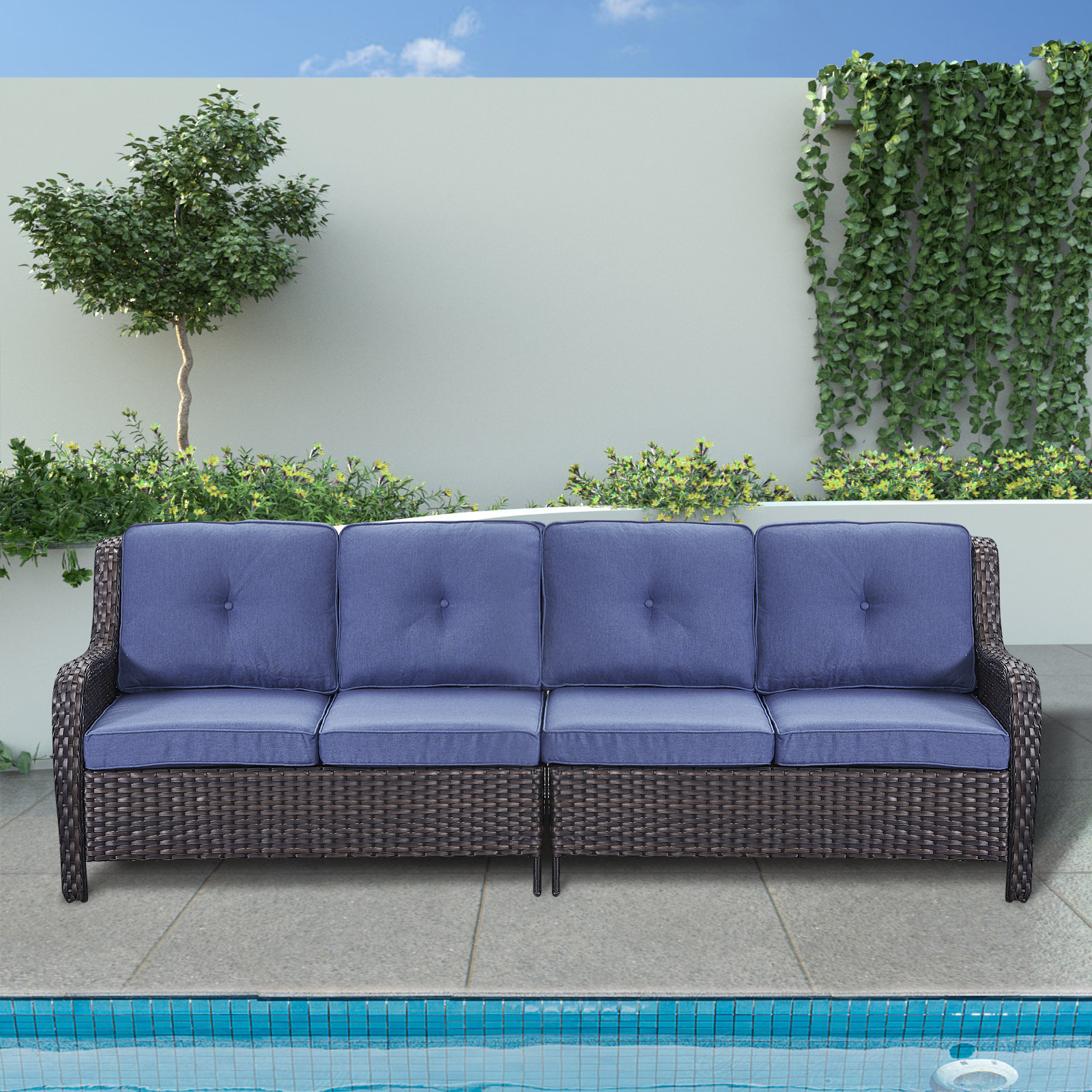 Red Barrel Studio® 50.3'' Outdoor Patio Sectional Wayfair