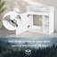 Meuble-lavabo mural 24 po avec lavabo en céramique blanche et porte à fermeture en douceur, emballage KD, blanc brillant-559139690-559139687