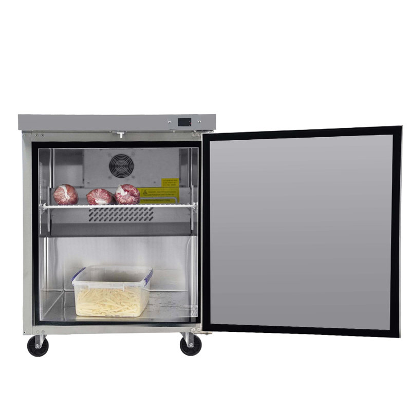 Gio 29 Inch Undercounter Freezer, 8 Cu.Ft Single Door Work Top Freezer with Casters, ETL Approved