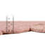 Tapis rose en jute tissé à la machine Oval Jens-701493530