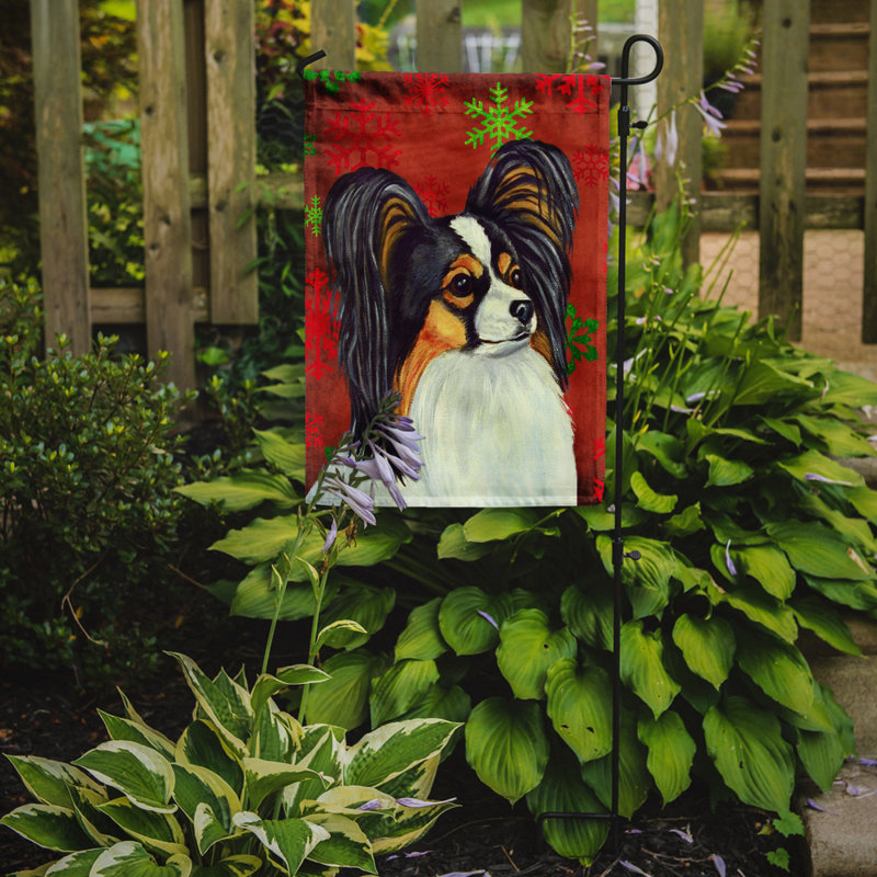 Drapeau rouge et vert Vart, Papillon (brun et blanc)