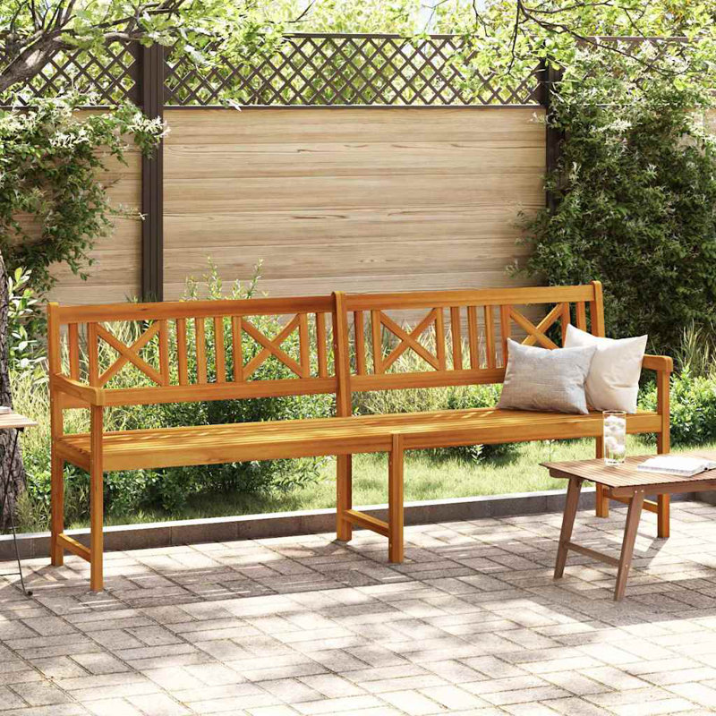 Solid Wood Outdoor Bench