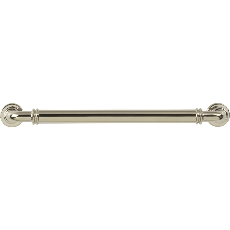Cranford Bar Pull, Polished Nickel, 7 9/16" Center to Center