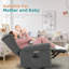 Fauteuil inclinable électrique berçant et oscillant Meetwarm-105739245