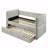 1Pc Modern Daybed Pull Out Trundle Button Tufted Nailhead Trim Bedroom Living Room Furniture-1695933593