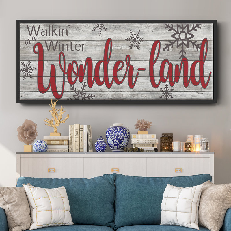 Winter Wonderland- Framed Canvas