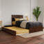 Lit plateforme en bois massif avec pied de lit et gigogne Lamarkus-1602347298-1602347309
