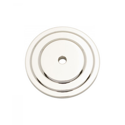 BP Series Plain Stepped Single Hole Knob Backplate