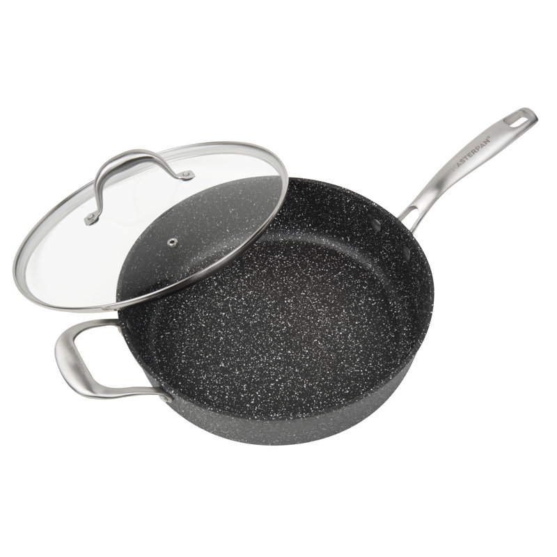 Master Pan 5 qt. Non-Stick Aluminum Saute Pan with Lid