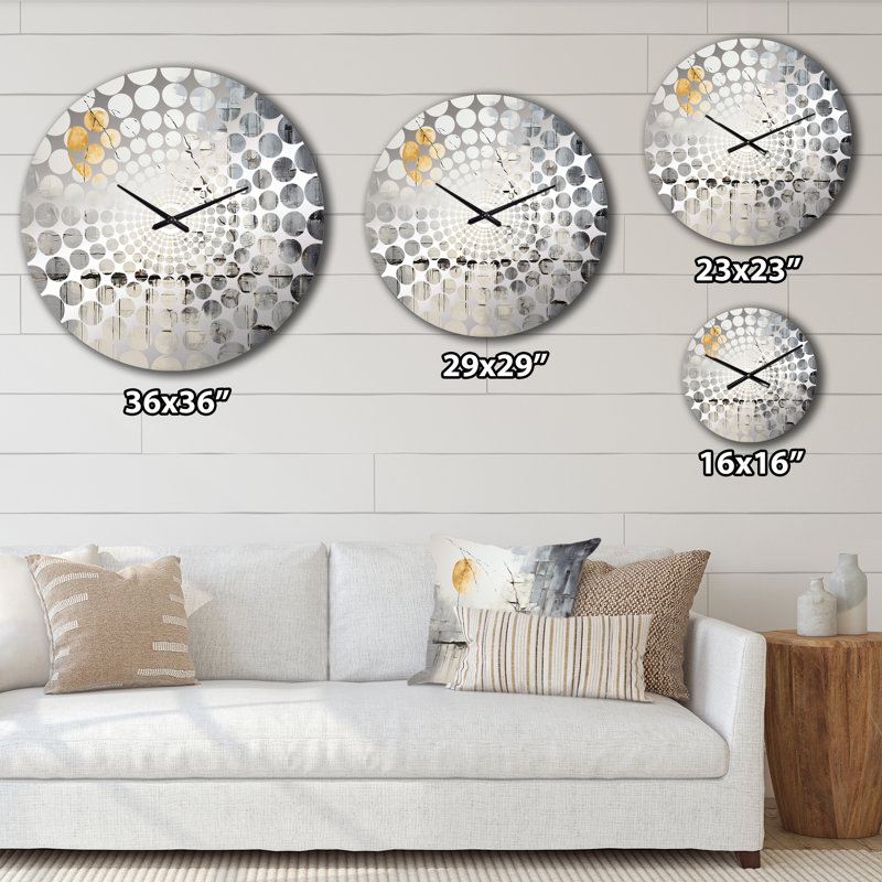 Luisdaniel - Horloge murale abstraite, Grand