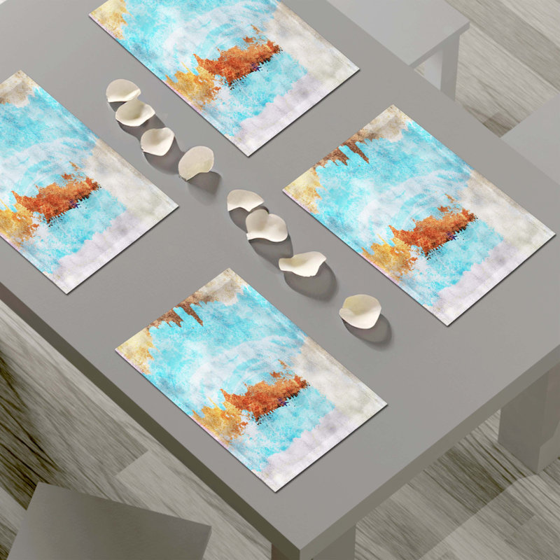 Napperon abstrait en polyester