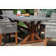 Fleur 74'' Rectangular 6 - Person Outdoor Dining Set with Cushions