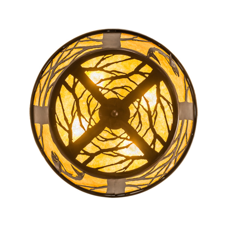 Leaping Trout 4 - Light Flush Mount
