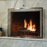 Acacius Steel Fireplace Screen