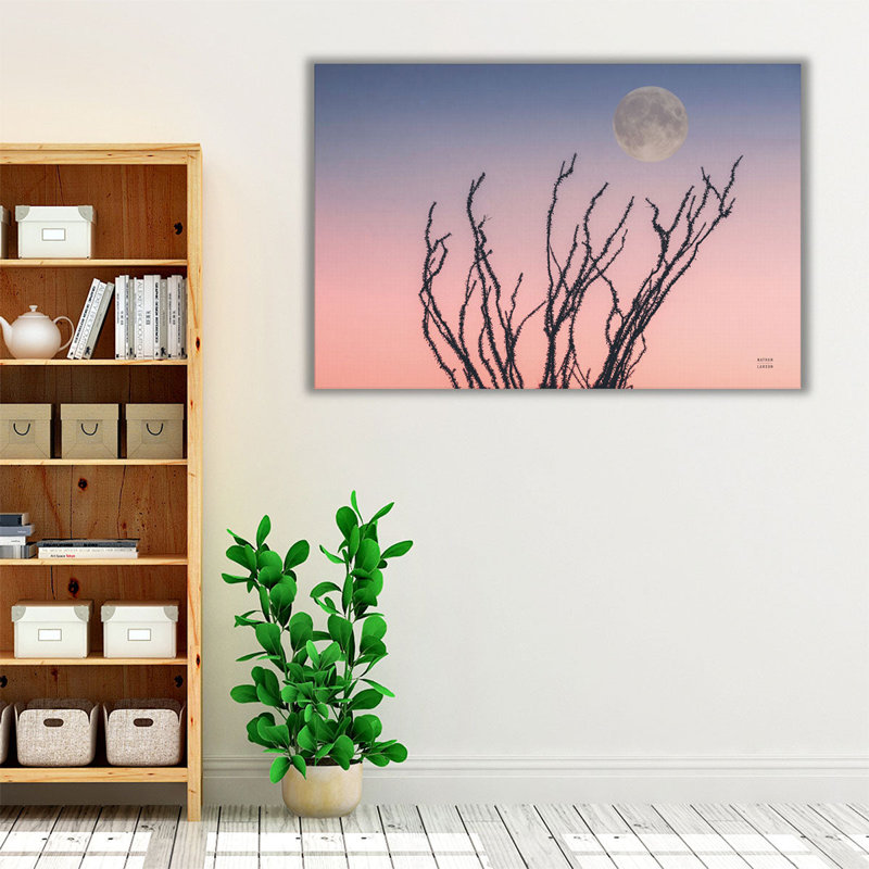 «Reaching Up Moon», reproduction d'art sur toile, H 20 po x l 30 po