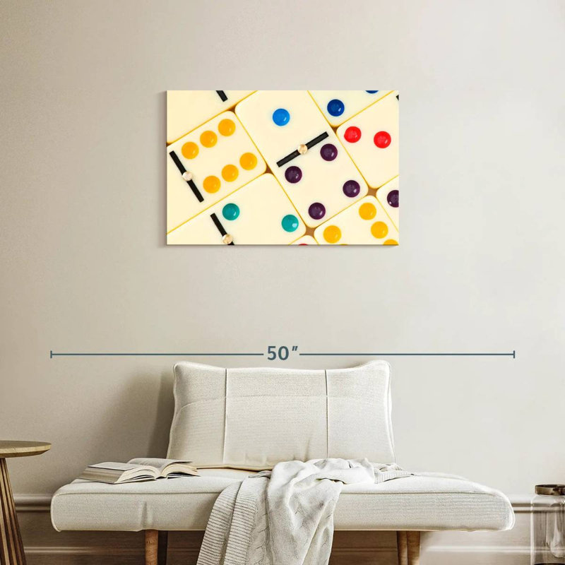 Dominos colorés Senne, H 20 po x l 30 po