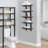 Rundell 20" Wide Rustic Industrial Solid Wood and Metal Frame Wall Mounted 5 Tiered Shelf