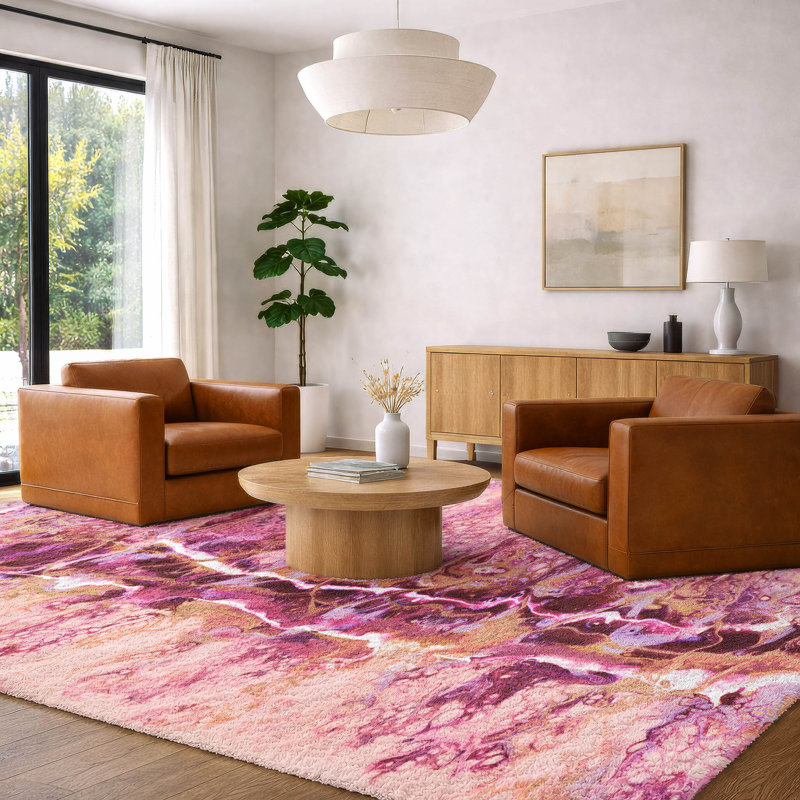 Premium Machine Washable Dream Shag ADS61 Abstract Rug, 9' x 12'
