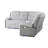 Bruni Grey Sectional With LED
