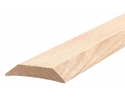 Oak 3.5'' W x 36'' L End Cap in Light Brown