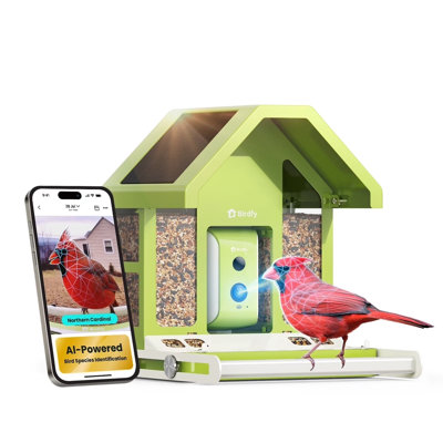 Mangeoire d'oiseaux intelligente en métal Birdfy