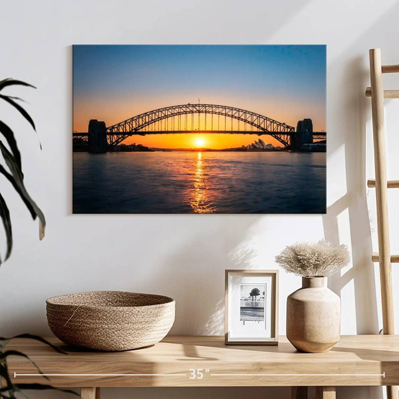 Lilie Sydney Harbour Bridge Sunrise, H 16 po x l 24 po