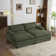 90'' W Corduroy Modular Cloud Couch Sleeper Sofa