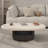 Modern simple high-grade oval coffee table