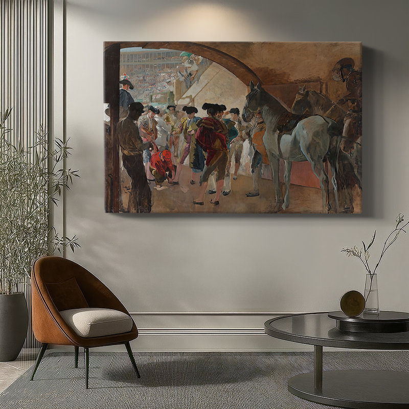 Before the Bullfight (Antes de la corrida)-Joaquín Sorolla-Gallery Wrapped Canvas-1895, 40 x 60