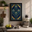 Golden Circles Art Deco - Wrapped Canvas-1333161581-1333161872