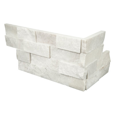 Carrelage mural de coin en pierre naturelle 6 po x 18 po Stonecrest