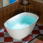 BRIDGE EN BOIS 55 1/8 po X 31 1/2 po Baignoire autoportante Luxury