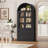 Arched Manufactured Wood Bathroom Cabinet-1962368432