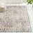 Lefkothea Joy Vintage Beige Ivory Machine Washable Area Rug-93389941