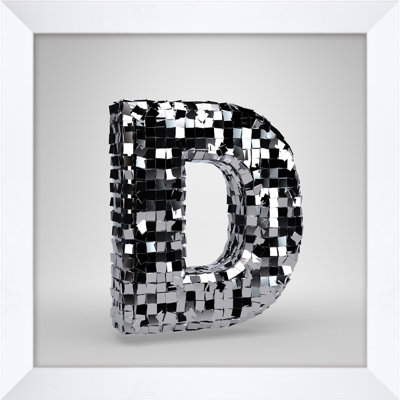 Disco Letter D Print by Mat Sanders