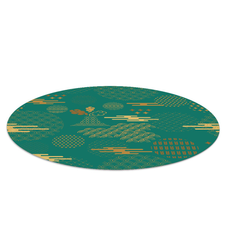 Karndeep Hard Floor Straight Round Chair Mat