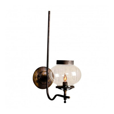 Gas Replica Armed Sconce