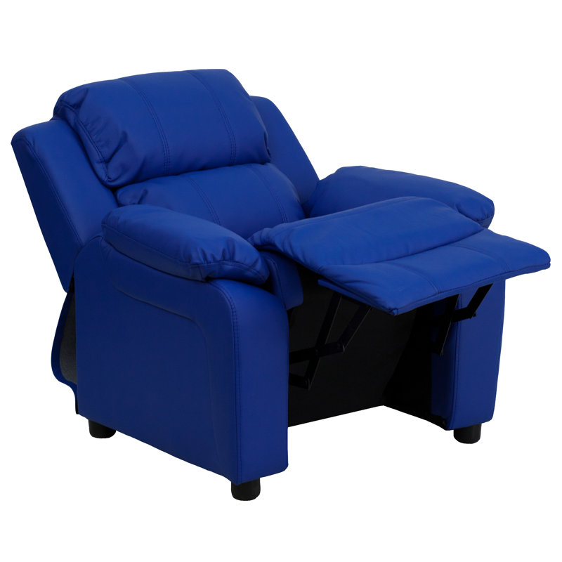 Fauteuil inclinable Degeorge Deluxe, Vinyle bleu