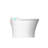 Modern Elongated Smart Toilet: Heated Seat, Auto Dual Flush (1/1.28 GPF), Foot Sensor, Night Light