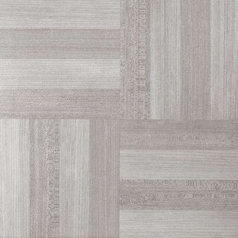 Carreau de vinyle 2 po x 12 po - bois de frêne gris Portfolio