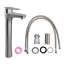 Robinet pour salle de bain à poignée simple 11,57 po Nickel brossé-119332177