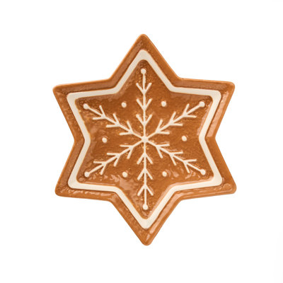 Assiette d'amuse-gueules Star Gingerbread