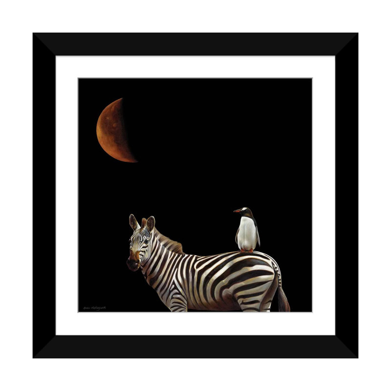 « pilgrimage », impression sur toile, Blanc, H 16 po x l 16 po x P 1 po, Papier d'art encadré noir