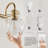 Zeline Light Dimmable Bathroom Vanity Lights with Clear Shade Vanity Light Fixture-463319667-432581859
